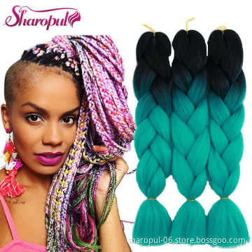 Wholesale factory price 24 41 82inch african women jumbo braid synthetic hair